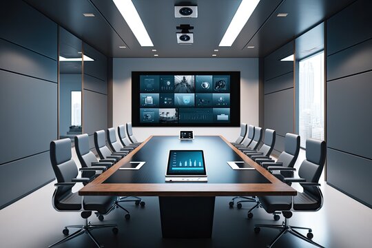 Conference room audio video installation